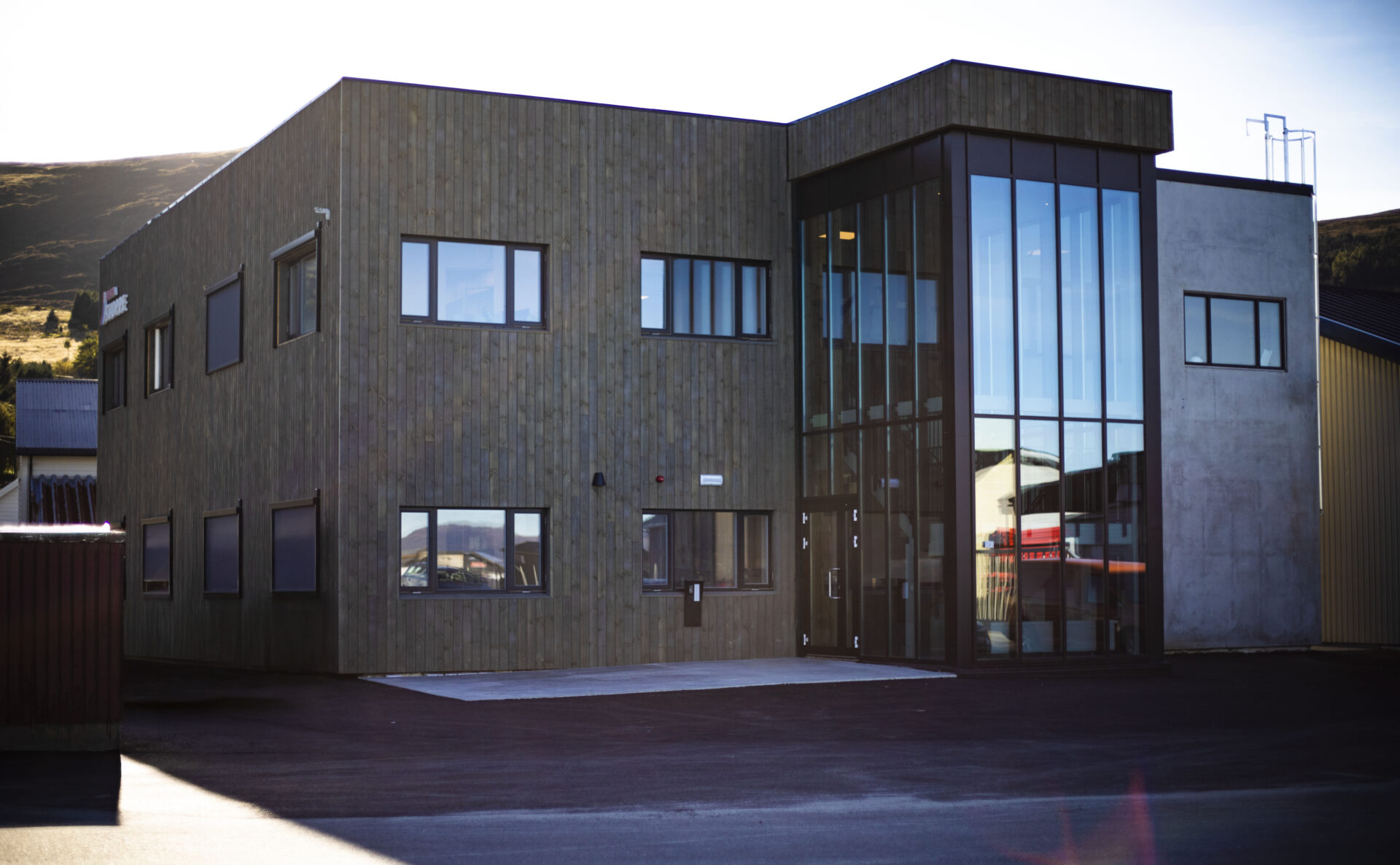stort kontorbygg